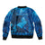Personalised New Zealand Mother's Day Sleeve Zip Bomber Jacket Ko Te Whaea Te Takere O Te Waka
