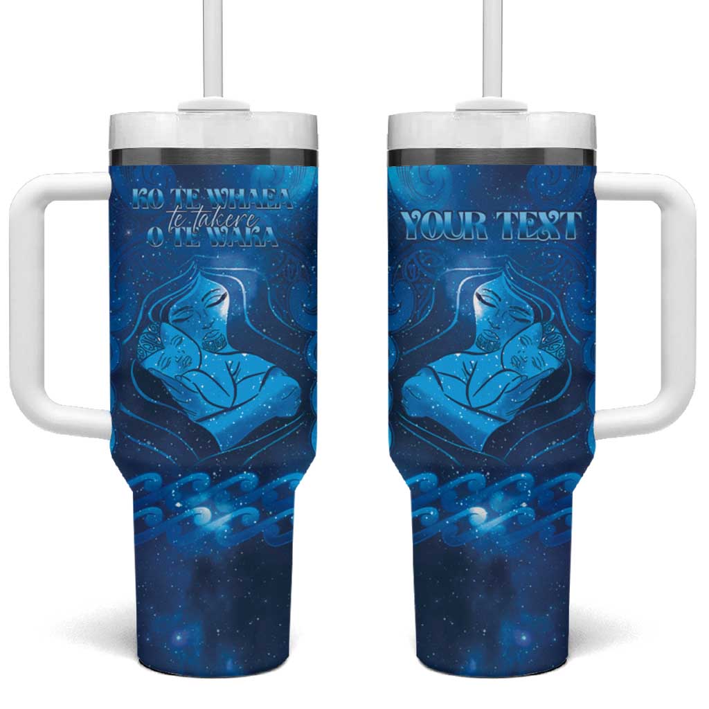 Personalised New Zealand Mother's Day Tumbler With Handle Ko Te Whaea Te Takere O Te Waka