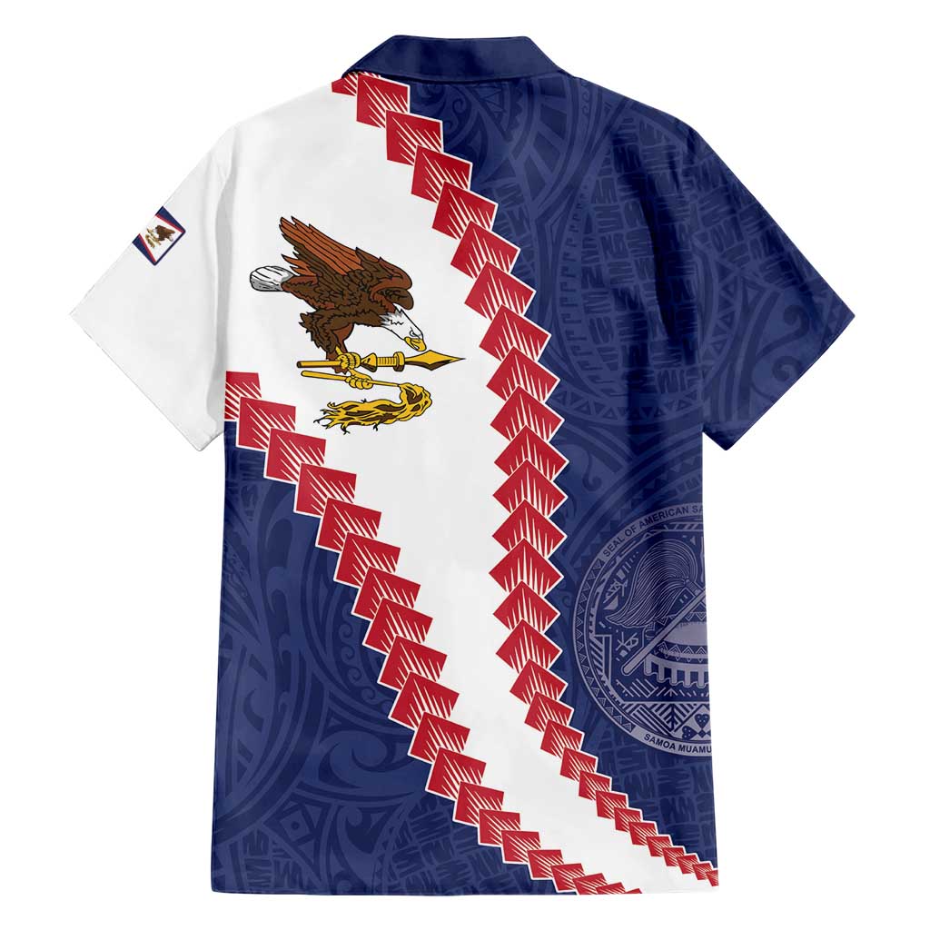 American Samoa Eagle Family Matching Summer Maxi Dress and Hawaiian Shirt Polynesian Tribal Pattern Curve Style LT05 - Polynesian Pride
