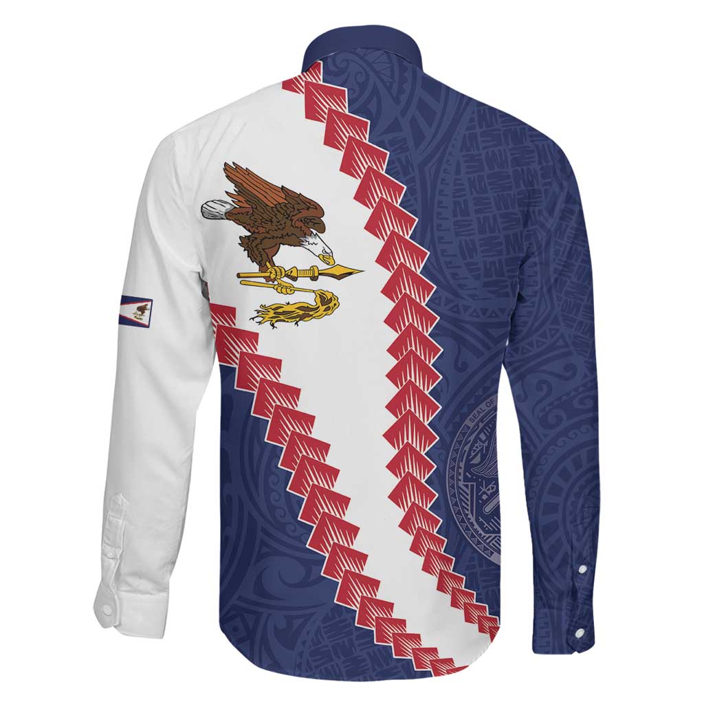 American Samoa Eagle Family Matching Summer Maxi Dress and Hawaiian Shirt Polynesian Tribal Pattern Curve Style LT05 - Polynesian Pride