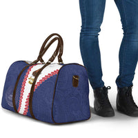 American Samoa Eagle Travel Bag Polynesian Tribal Pattern Curve Style