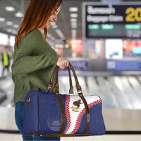 American Samoa Eagle Travel Bag Polynesian Tribal Pattern Curve Style