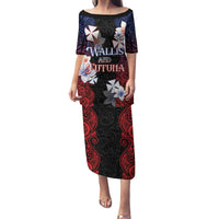 Wallis and Futuna Uvea Family Matching Puletasi and Hawaiian Shirt Victory Day With Frangipani