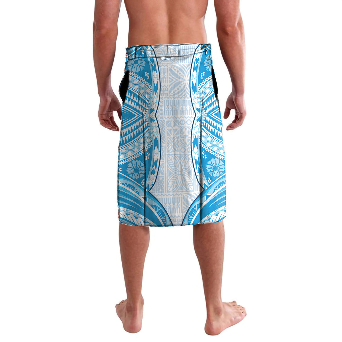 Personalised Fiji Ratu Sir Lala Sukuna Day Lavalava Hibiscus Tapa Pattern