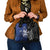 New Zealand And Scotland Rugby Shoulder Handbag Maori Tiki With Thistle Together