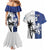 Fiji And Scotland Rugby Custom Couples Matching Mermaid Dress and Hawaiian Shirt Fijian Palm Tree With Thistle Together