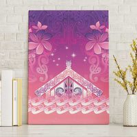New Zealand Matariki Canvas Wall Art Maori Marae Purple Galaxy