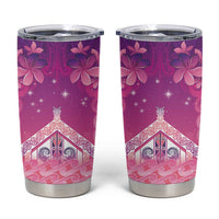 New Zealand Matariki Tumbler Cup Maori Marae Purple Galaxy