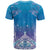 New Zealand Matariki T Shirt Maori Marae Cyan Galaxy
