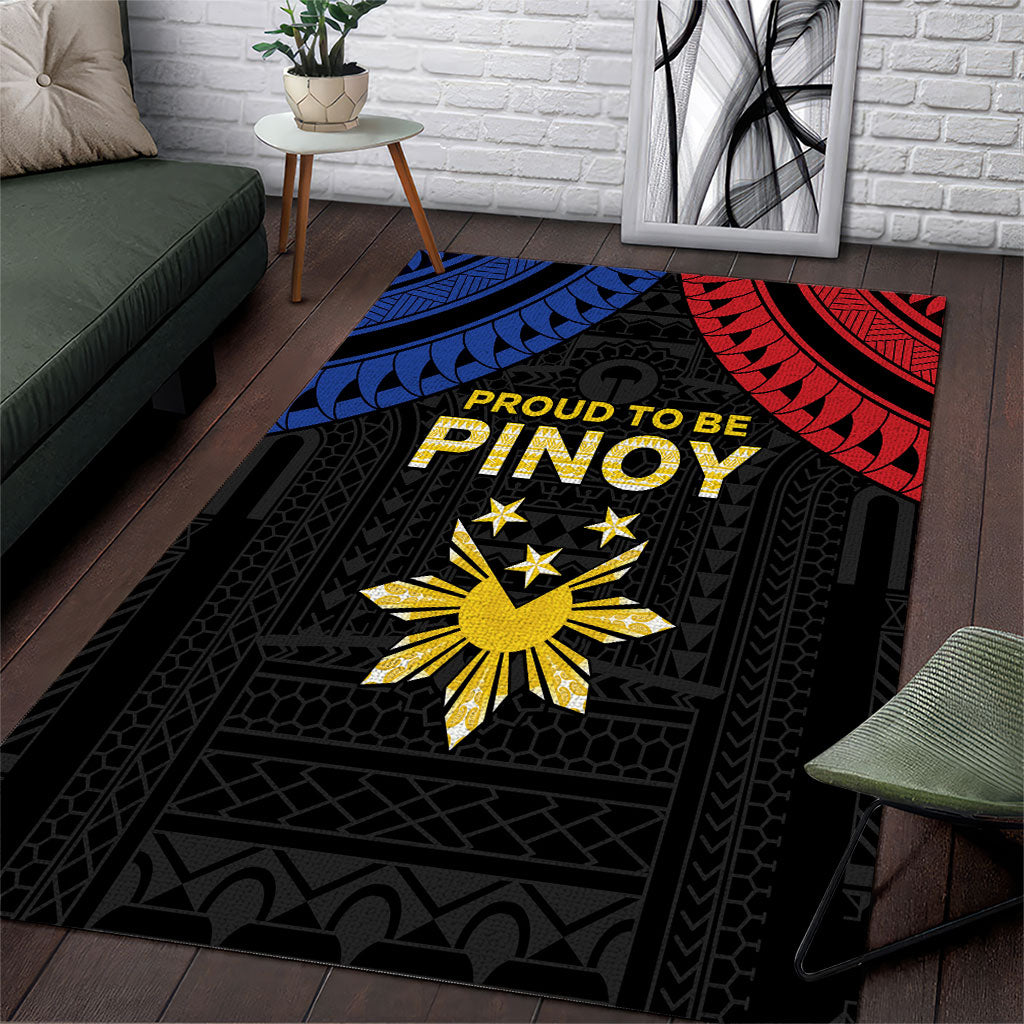 Philippines Independence Day Area Rug Proud To Be Pinoy