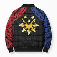 Philippines Independence Day Bomber Puffer Jacket Proud To Be Pinoy