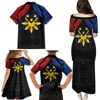 Philippines Independence Day Family Matching Puletasi and Hawaiian Shirt Proud To Be Pinoy