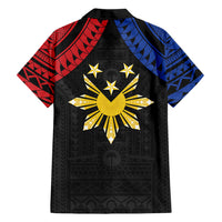 Philippines Independence Day Family Matching Short Sleeve Bodycon Dress and Hawaiian Shirt Proud To Be Pinoy