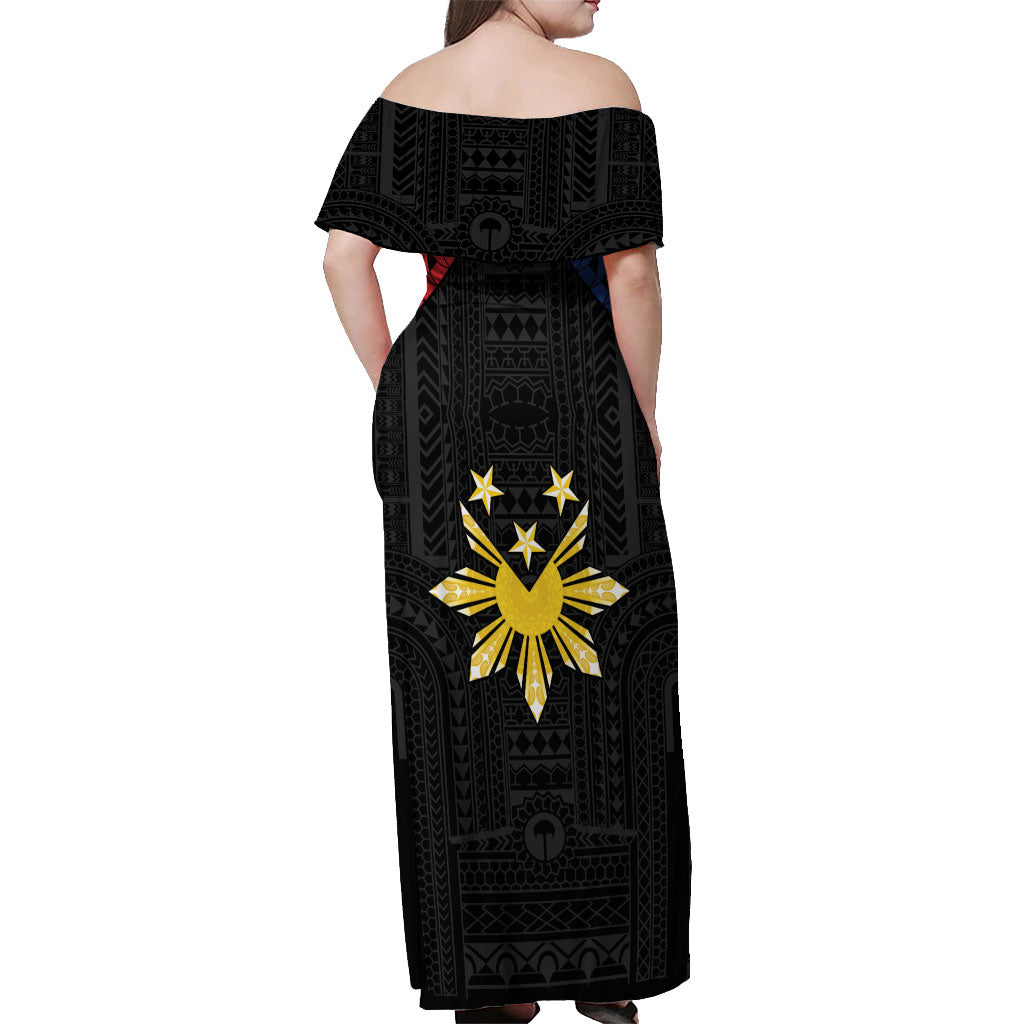 Philippines Independence Day Off Shoulder Maxi Dress Proud To Be Pinoy