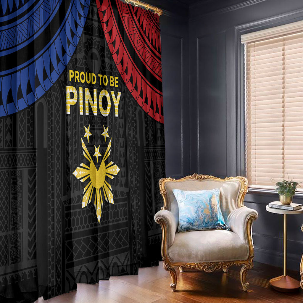 Philippines Independence Day Window Curtain Proud To Be Pinoy