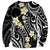 Plumeria With Black Polynesian Tattoo Pattern Sweatshirt