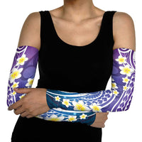 Plumeria With Galaxy Polynesian Tattoo Pattern Arm Sleeves LT05 - Polynesian Pride