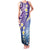 Plumeria With Galaxy Polynesian Tattoo Pattern Family Matching Tank Maxi Dress and Hawaiian Shirt