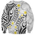 Plumeria With White Polynesian Tattoo Pattern Sweatshirt