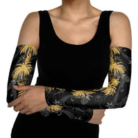 Hawaiian Honu And Surfboards Arm Sleeves Gold Style - Polynesian Pride