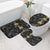 Hawaiian Honu And Surfboards Bathroom Set Gold Style - Polynesian Pride