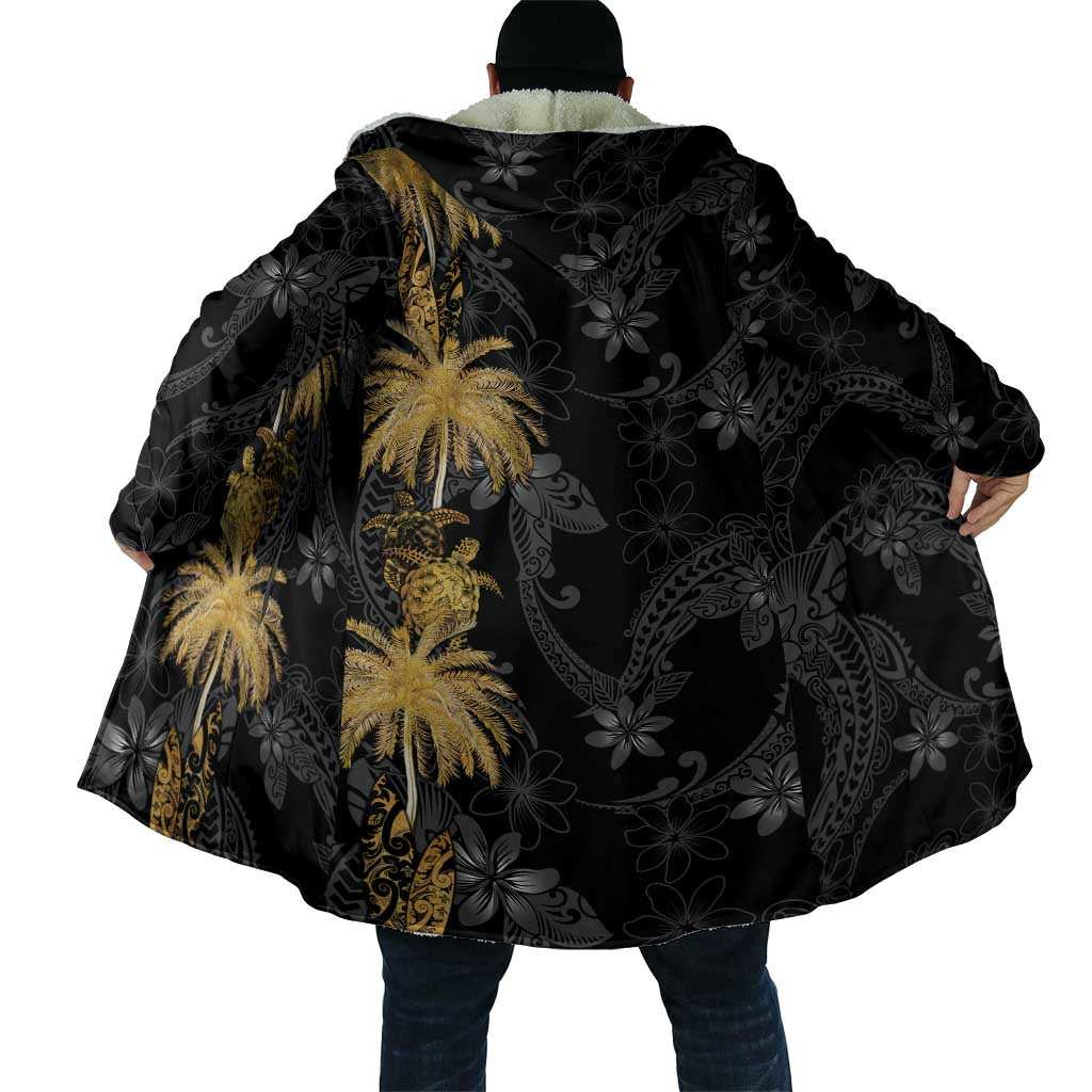 Hawaiian Honu And Surfboards Cloak Gold Style - Polynesian Pride