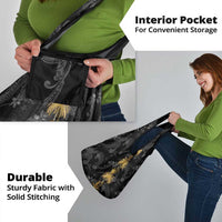 Hawaiian Honu And Surfboards Grocery Bag Gold Style - Polynesian Pride