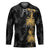 Hawaiian Honu And Surfboards Hockey Jersey Gold Style - Polynesian Pride