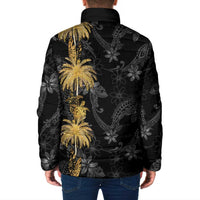 Hawaiian Honu And Surfboards Padded Jacket Gold Style LT05 - Polynesian Pride