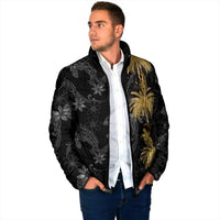 Hawaiian Honu And Surfboards Padded Jacket Gold Style LT05 - Polynesian Pride