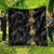 Hawaiian Honu And Surfboards Quilt Gold Style - Polynesian Pride
