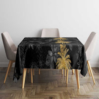 Hawaiian Honu And Surfboards Tablecloth Gold Style - Polynesian Pride
