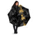 Hawaiian Honu And Surfboards Umbrella Gold Style - Polynesian Pride