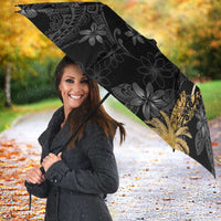 Hawaiian Honu And Surfboards Umbrella Gold Style - Polynesian Pride