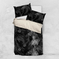 Hawaiian Honu And Surfboards Bedding Set Silver Style - Polynesian Pride