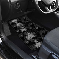 Hawaiian Honu And Surfboards Car Mats Silver Style - Polynesian Pride