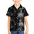 Hawaiian Honu And Surfboards Family Matching Off The Shoulder Long Sleeve Dress and Hawaiian Shirt Silver Style - Polynesian Pride