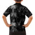 Hawaiian Honu And Surfboards Family Matching Summer Maxi Dress and Hawaiian Shirt Silver Style - Polynesian Pride