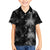 Hawaiian Honu And Surfboards Family Matching Summer Maxi Dress and Hawaiian Shirt Silver Style - Polynesian Pride