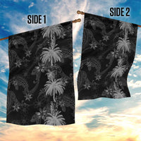Hawaiian Honu And Surfboards Garden Flag Silver Style - Polynesian Pride