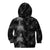 Hawaiian Honu And Surfboards Kid Hoodie Silver Style - Polynesian Pride