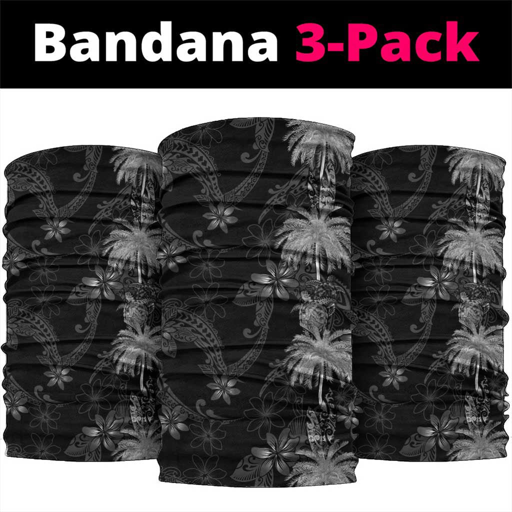 Hawaiian Honu And Surfboards Neck Gaiter Silver Style - Polynesian Pride