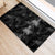 Hawaiian Honu And Surfboards Rubber Doormat Silver Style - Polynesian Pride