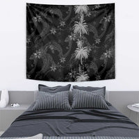 Hawaiian Honu And Surfboards Tapestry Silver Style - Polynesian Pride
