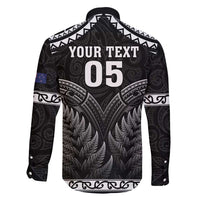 Custom New Zealand Maori Tiki Rugby Family Matching Tank Maxi Dress and Hawaiian Shirt Go Aotearoa Maori Pattern