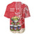 Personalized Puerto Rico Baseball Jersey Coqui Frog With Polynesian Pattern - Polynesian Pride