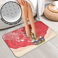 Puerto Rico Bathroom Set Coqui Frog With Polynesian Pattern - Polynesian Pride