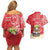 Personalized Puerto Rico Couples Matching Off Shoulder Short Dress and Hawaiian Shirt Coqui Frog With Polynesian Pattern - Polynesian Pride
