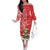 Personalized Puerto Rico Family Matching Off The Shoulder Long Sleeve Dress and Hawaiian Shirt Coqui Frog With Polynesian Pattern - Polynesian Pride