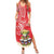 Personalized Puerto Rico Family Matching Summer Maxi Dress and Hawaiian Shirt Coqui Frog With Polynesian Pattern - Polynesian Pride